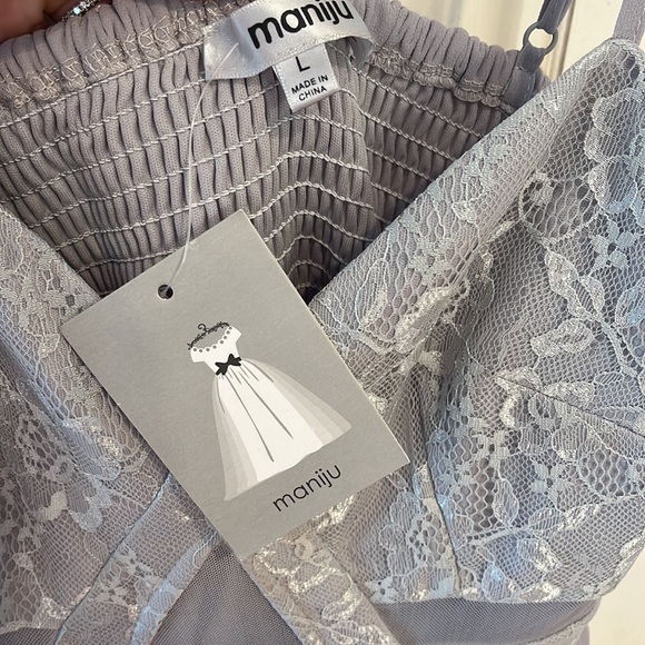 Pink Lily gray dress - Picture 3 of 4